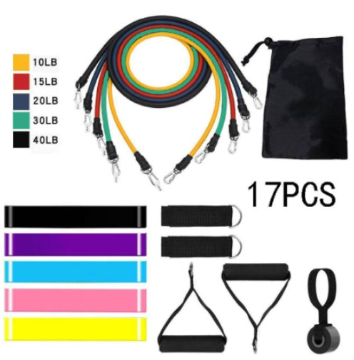 Resistance Band Set 11 Piece Latex
