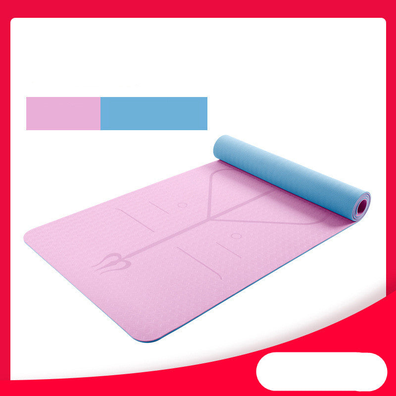 Yoga Mat Two-Color 6mm