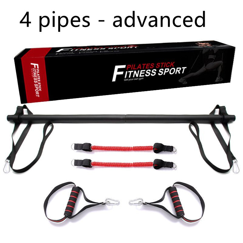 Pilates Bar Kit With Resistance Bands and Bar