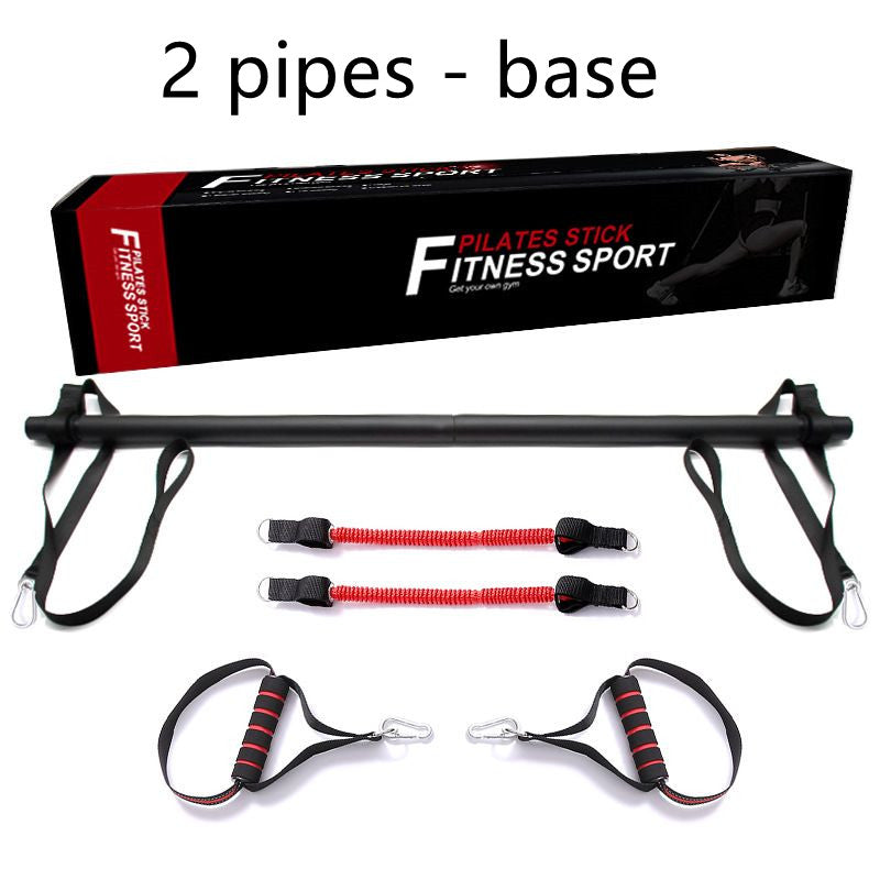 Pilates Bar Kit With Resistance Bands and Bar