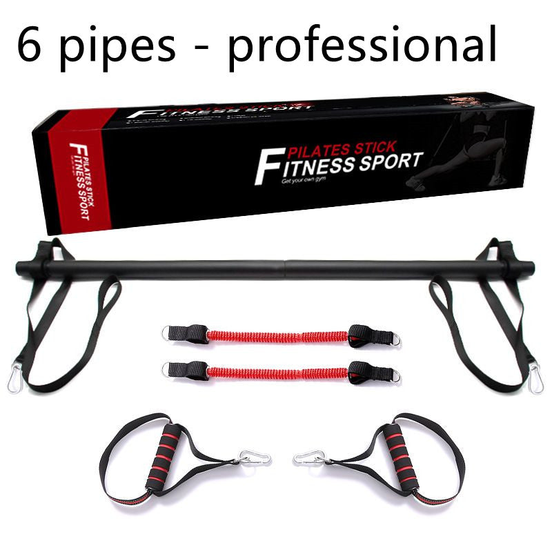 Pilates Bar Kit With Resistance Bands and Bar